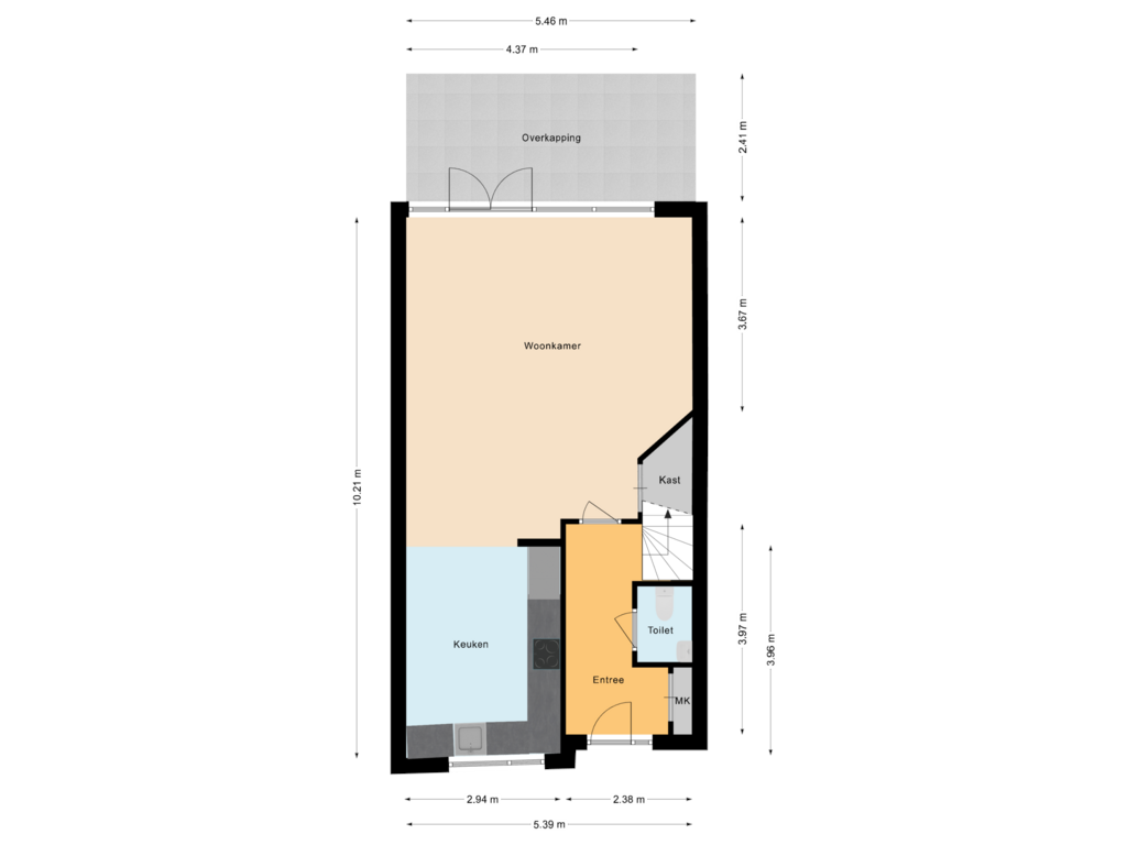 Bekijk plattegrond van Begane Grond van Zomerzon 11