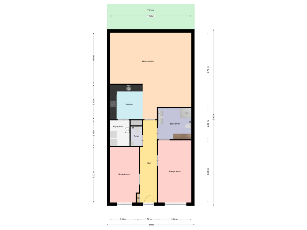 Bekijk plattegrond van First floor van Prinses Beatrixpark 6