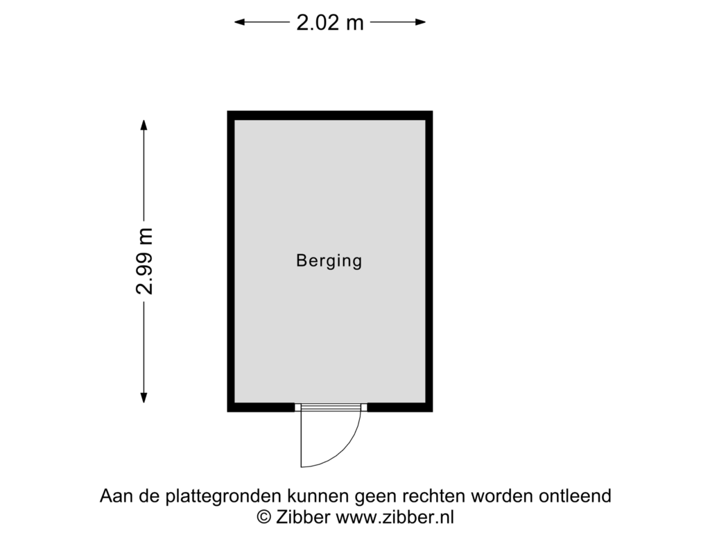 Bekijk plattegrond van Berging van Ramershaag 79