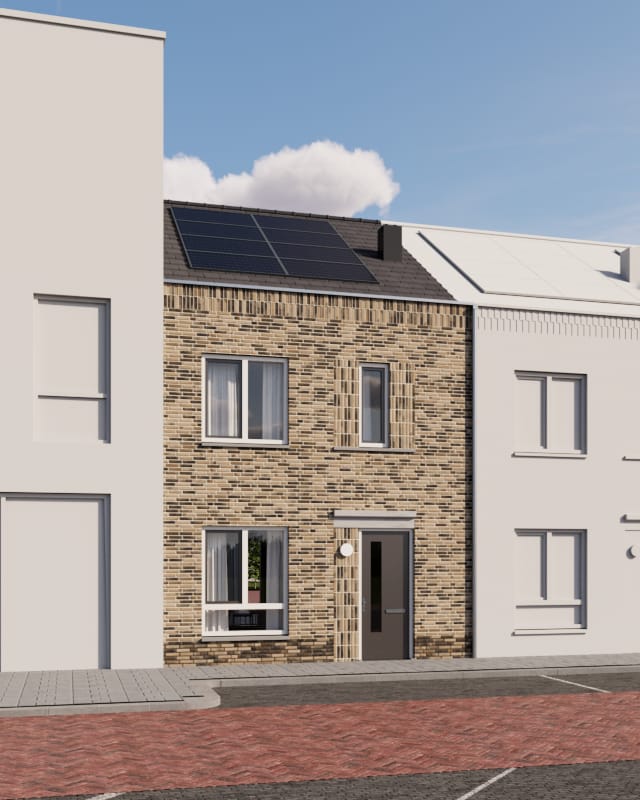 Foto 3 van Stadshuizen Arthur van Schendelstraat (Bouwnr. 41)