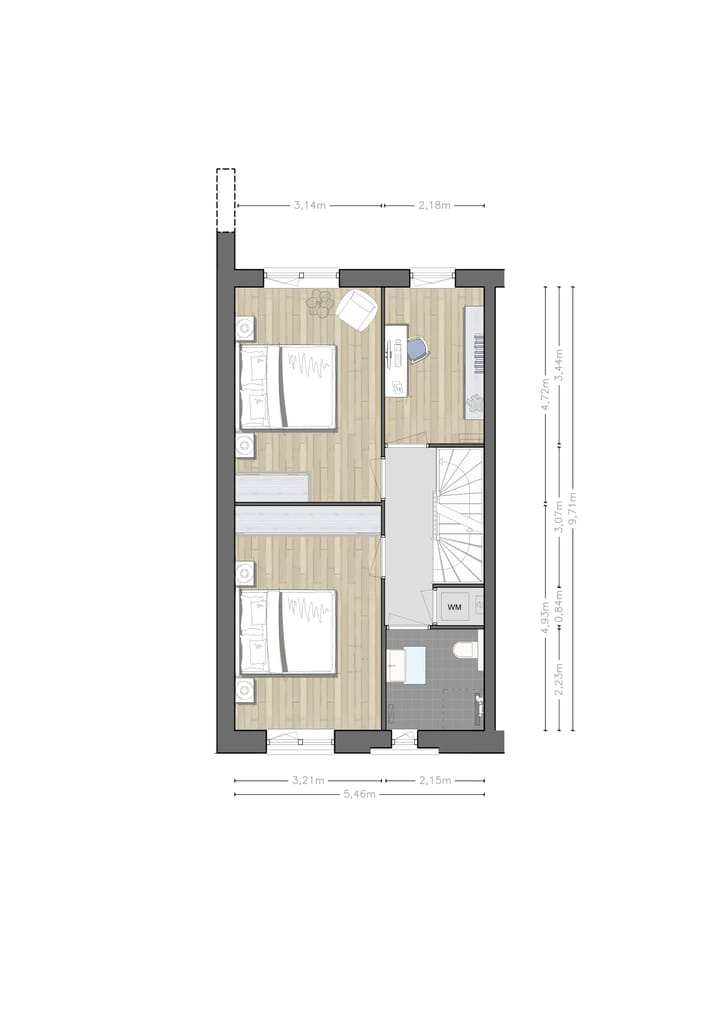 Foto 6 van Stadshuizen Arthur van Schendelstraat (Bouwnr. 41)