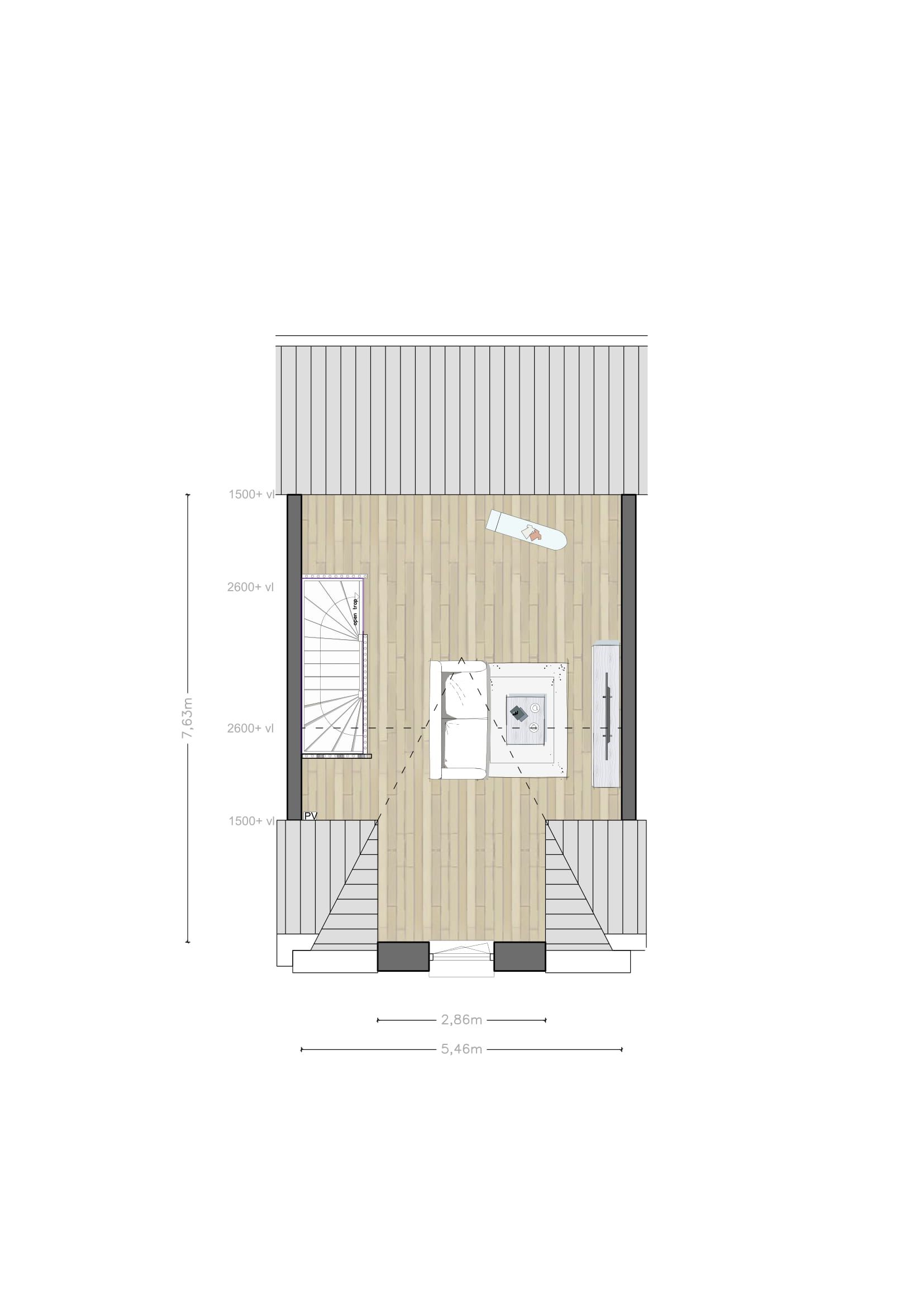 Foto 9 van Stadshuizen Arthur van Schendelstraat (Bouwnr. 43)