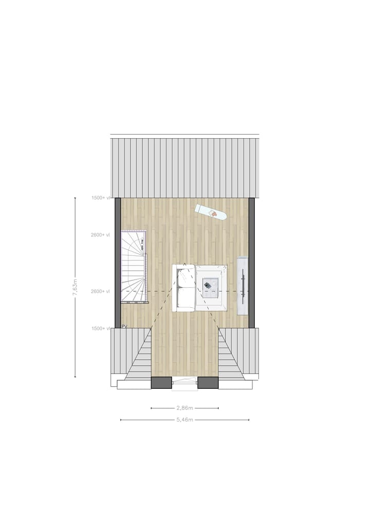 Foto 9 van Stadshuizen Arthur van Schendelstraat (Bouwnr. 43)