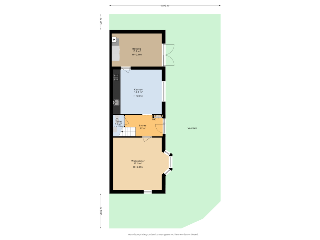 Bekijk plattegrond van Situatie van Bleeklaan 19