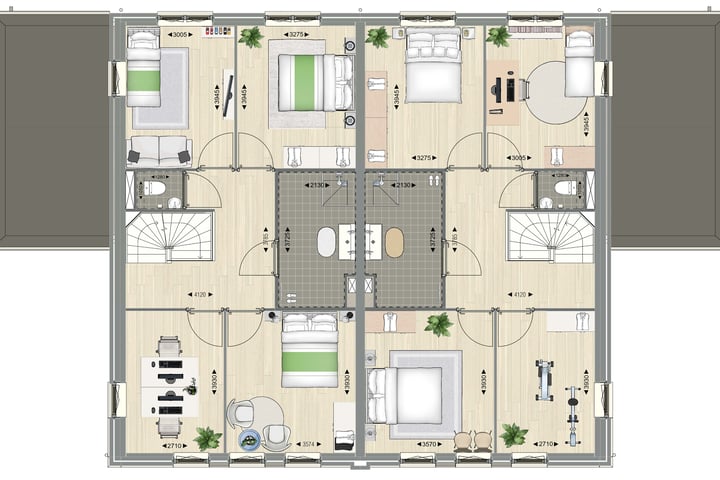 View photo 3 of Geschakelde comfortvilla (Bouwnr. 10)