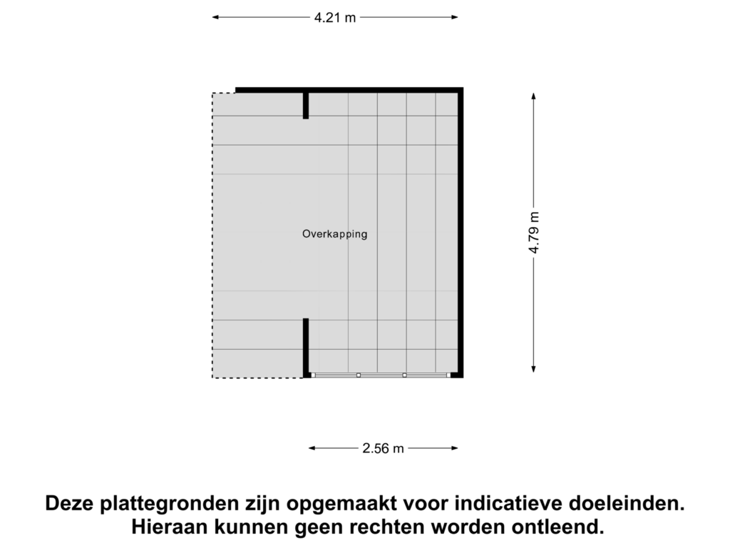 View floorplan of Overkapping of Elzenstraat 12