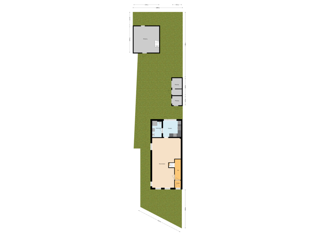 Bekijk plattegrond van Situatie van Nieuwe Zeeweg 31