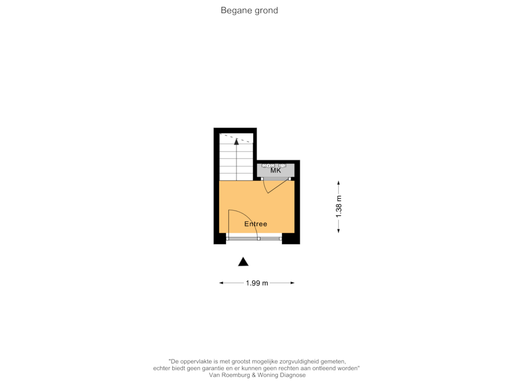 Bekijk plattegrond van Begane grond van Sloterweg 20