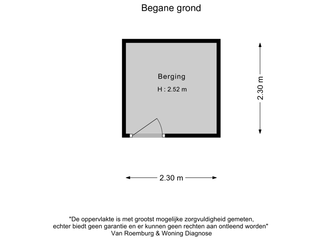 Bekijk plattegrond van Berging van Sloterweg 20