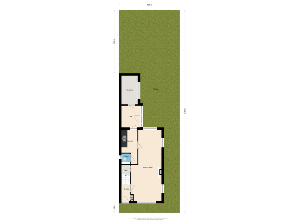 Bekijk plattegrond van Situatie van Kerkelaan 29