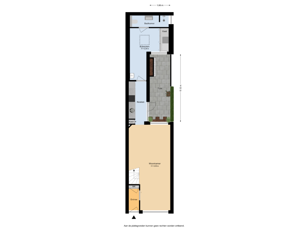 Bekijk plattegrond van Situatie van Veldstraat 11