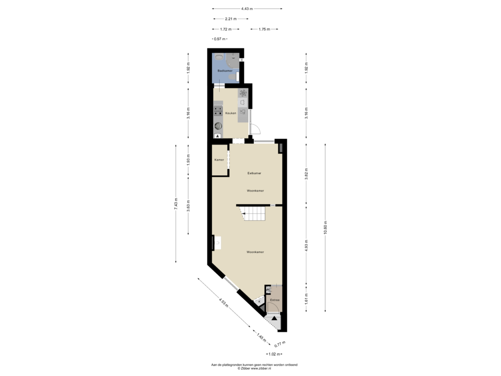 Bekijk plattegrond van Begane Grond van Dr. Jan Berendsstraat 88