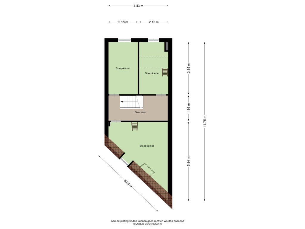 Bekijk plattegrond van Eerste Verdieping van Dr. Jan Berendsstraat 88