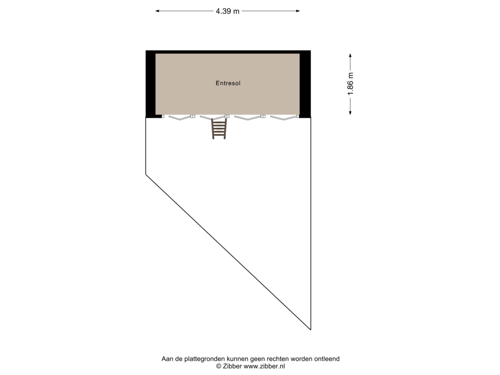 Bekijk plattegrond van Entresol van Dr. Jan Berendsstraat 88