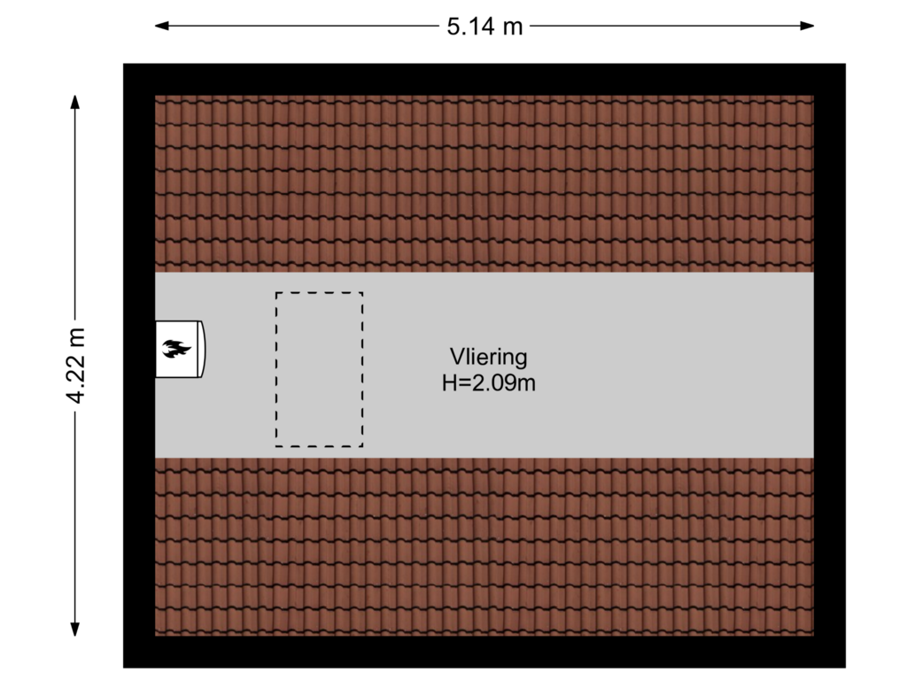 Bekijk plattegrond van Vliering van Zuidwal 61