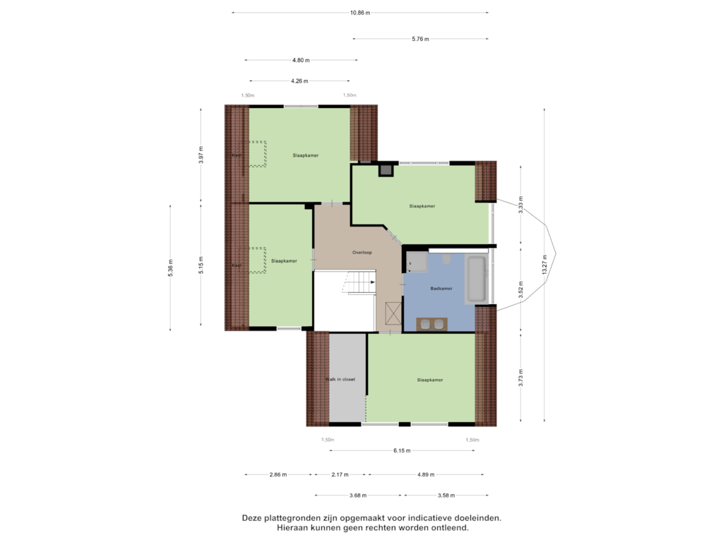 View floorplan of Eerste Verdieping of Wollegras 28