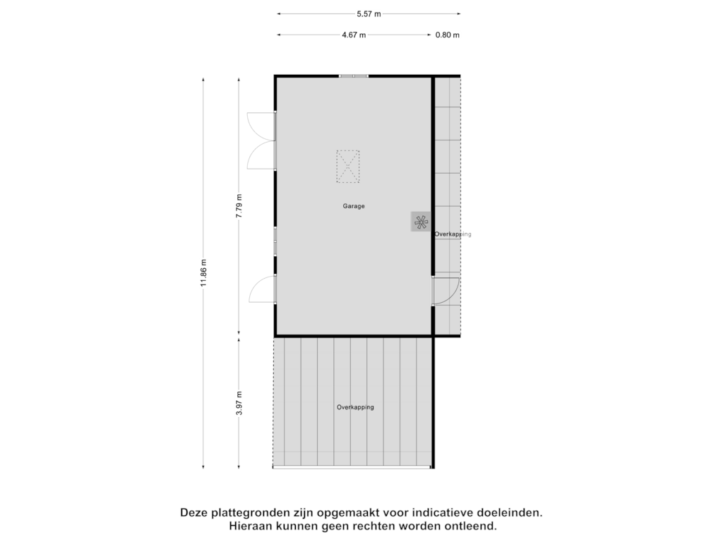 View floorplan of Garage of Wollegras 28