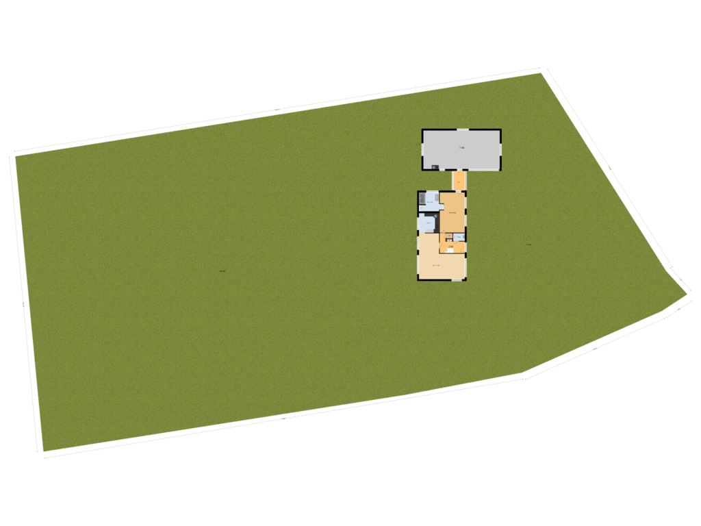 View floorplan of Situatie of Hogestraat 9