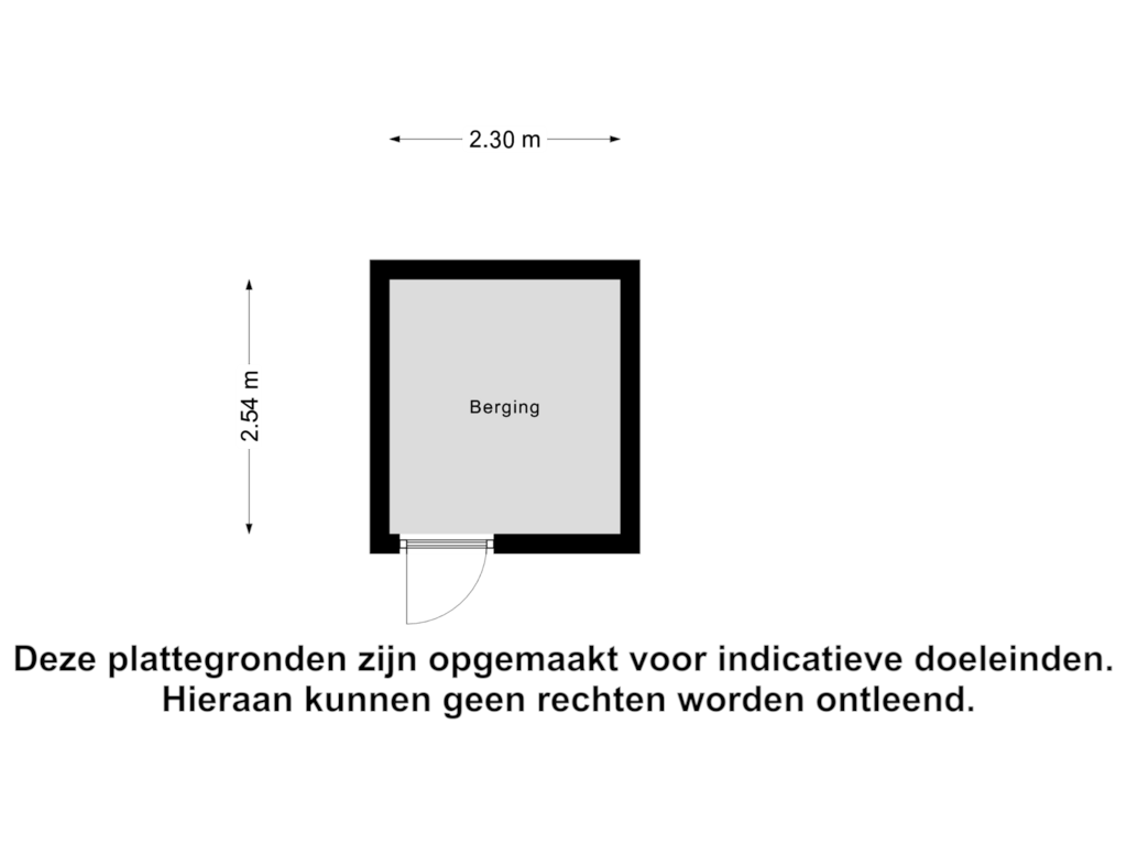 Bekijk plattegrond van Berging van Saffierstraat 98