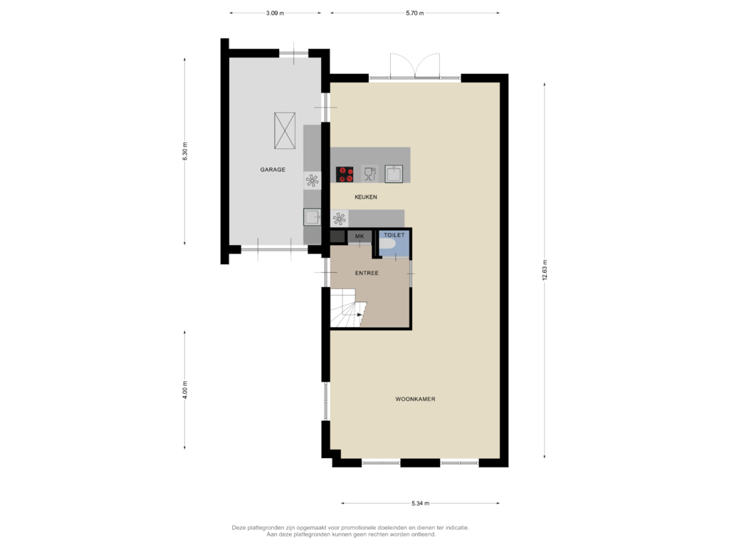 Bekijk plattegrond van BEGANE GROND van Stockholm 5