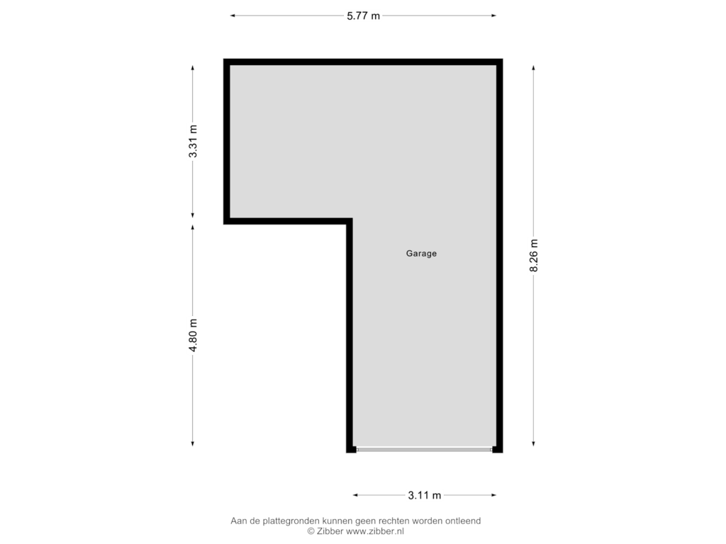 Bekijk plattegrond van Garage van Hendrik Kraemerpark 40