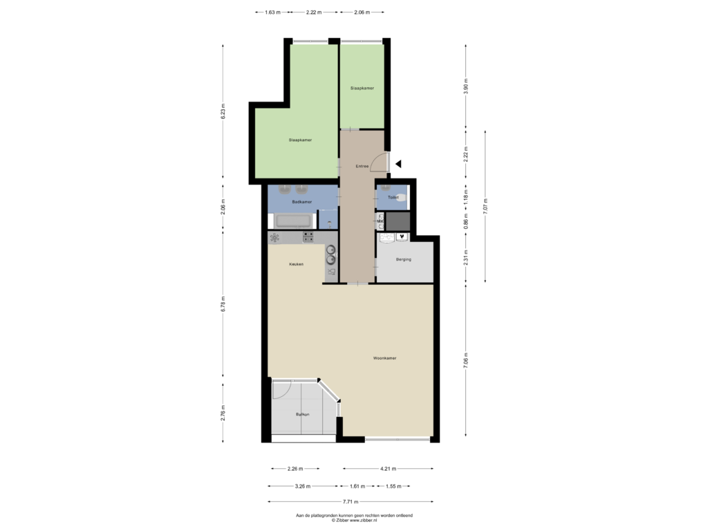 Bekijk plattegrond van Appartement van Heuvelring 134-05