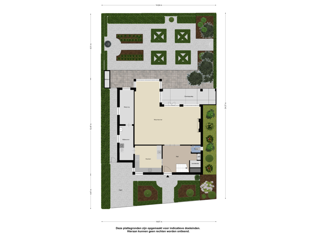 Bekijk plattegrond van Begane Grond_Tuin van De Hoge Bogerd 5