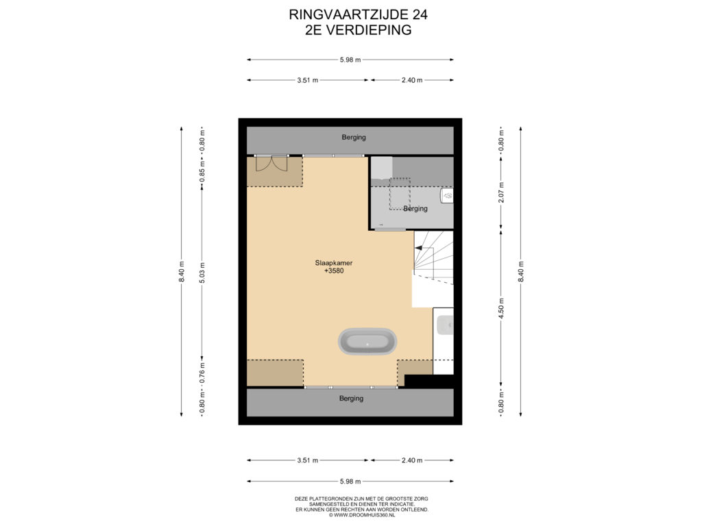 Bekijk plattegrond van 2E Verdieping van Ringvaartzijde 24