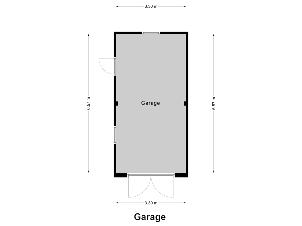 Bekijk plattegrond van Garage van Recollectenstraat 7