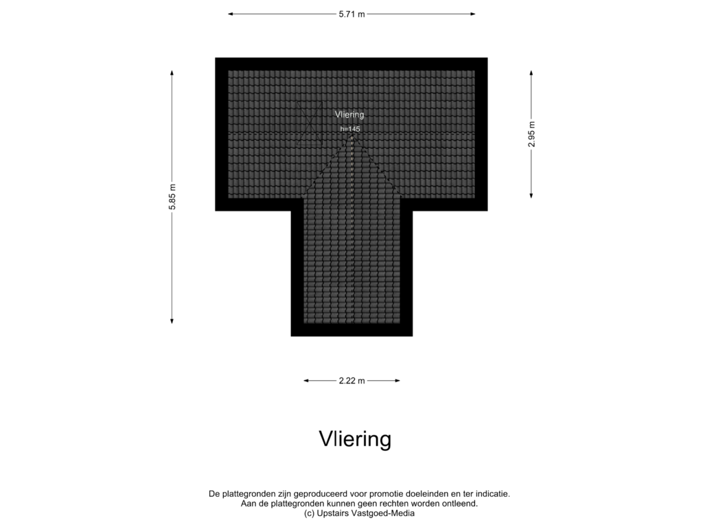 View floorplan of Vliering of Jean Perrinstraat 7