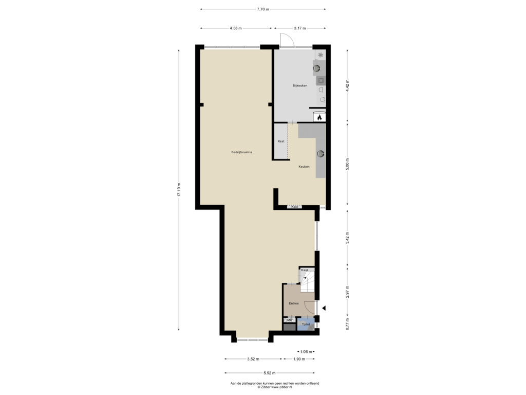 Bekijk plattegrond van Begane Grond van Wigboldstraat 6