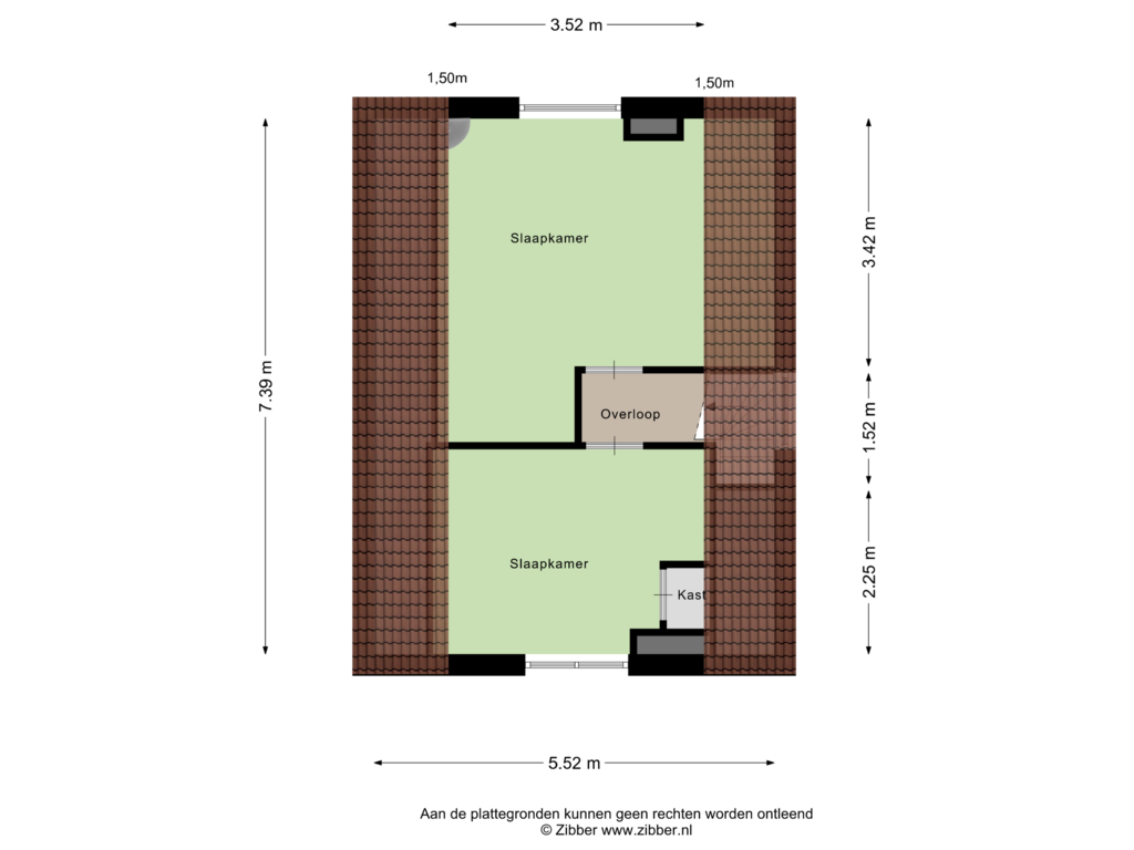 Bekijk plattegrond van Eerste Verdieping van Wigboldstraat 6