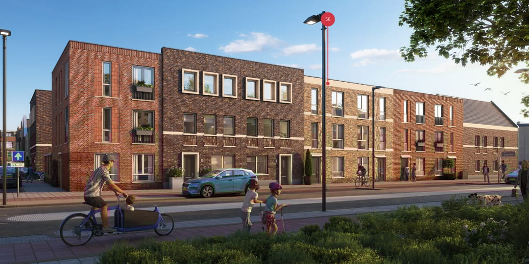 Foto 2 van Stadshuizen P.C. Hooftlaan (Bouwnr. 56)