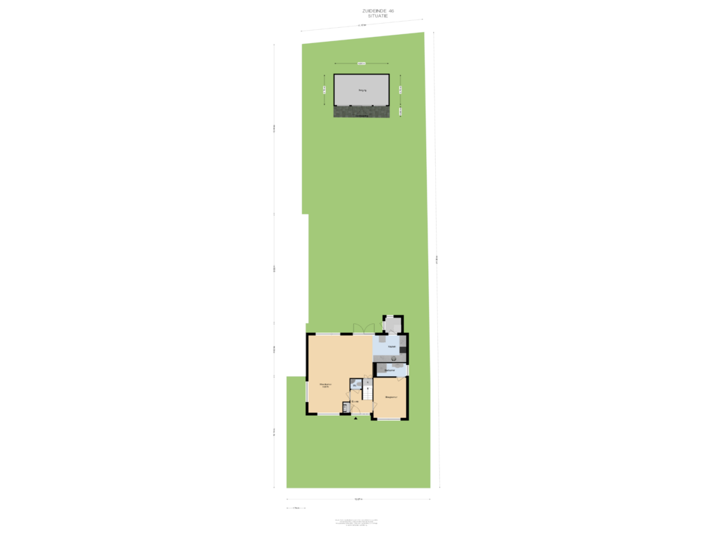 Bekijk plattegrond van Situatie van Zuideinde 46