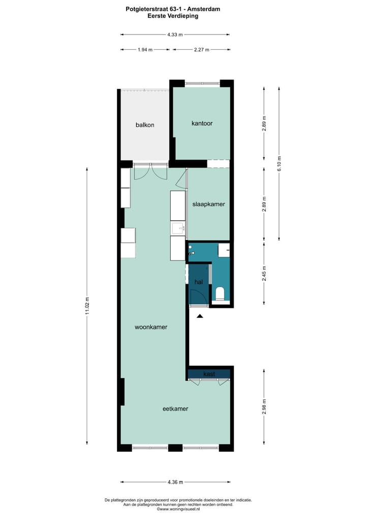 Foto 34 van Potgieterstraat 63-1
