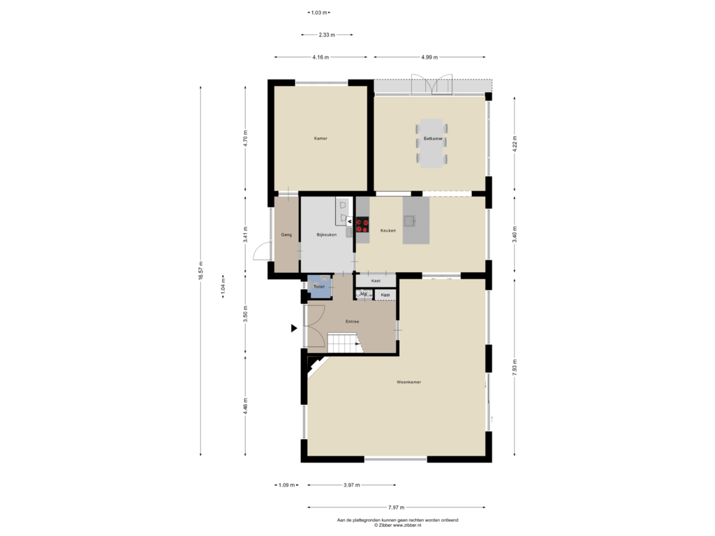 Bekijk plattegrond van Begane grond van Achthoevenstraat 84