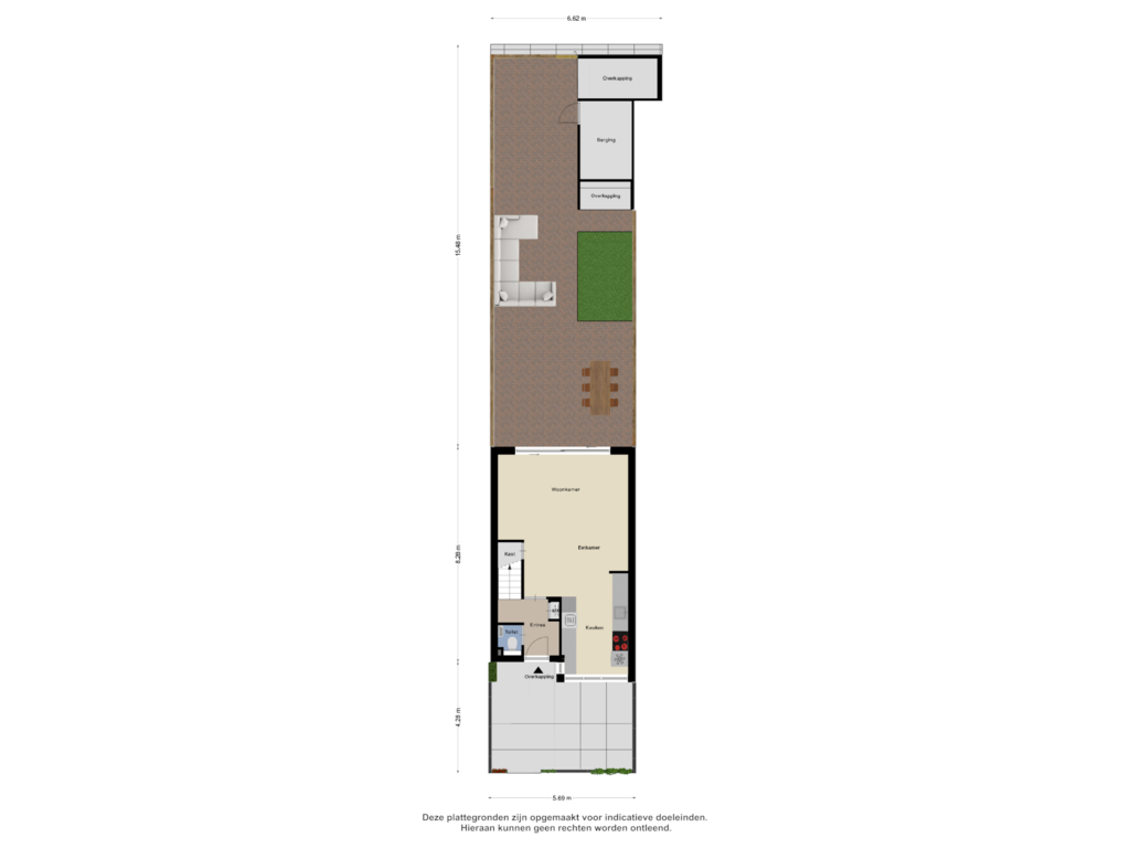 Bekijk plattegrond van Begane Grond Tuin van Fluitekruid 7