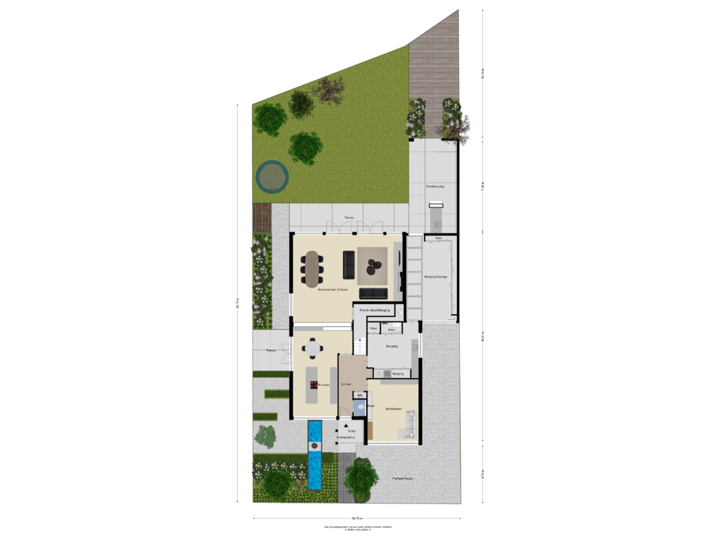 Bekijk plattegrond van Begane Grond-Tuin van De Groeskant 9