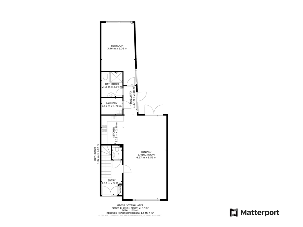 Bekijk plattegrond van Begane grond van Steensedijk 60-A