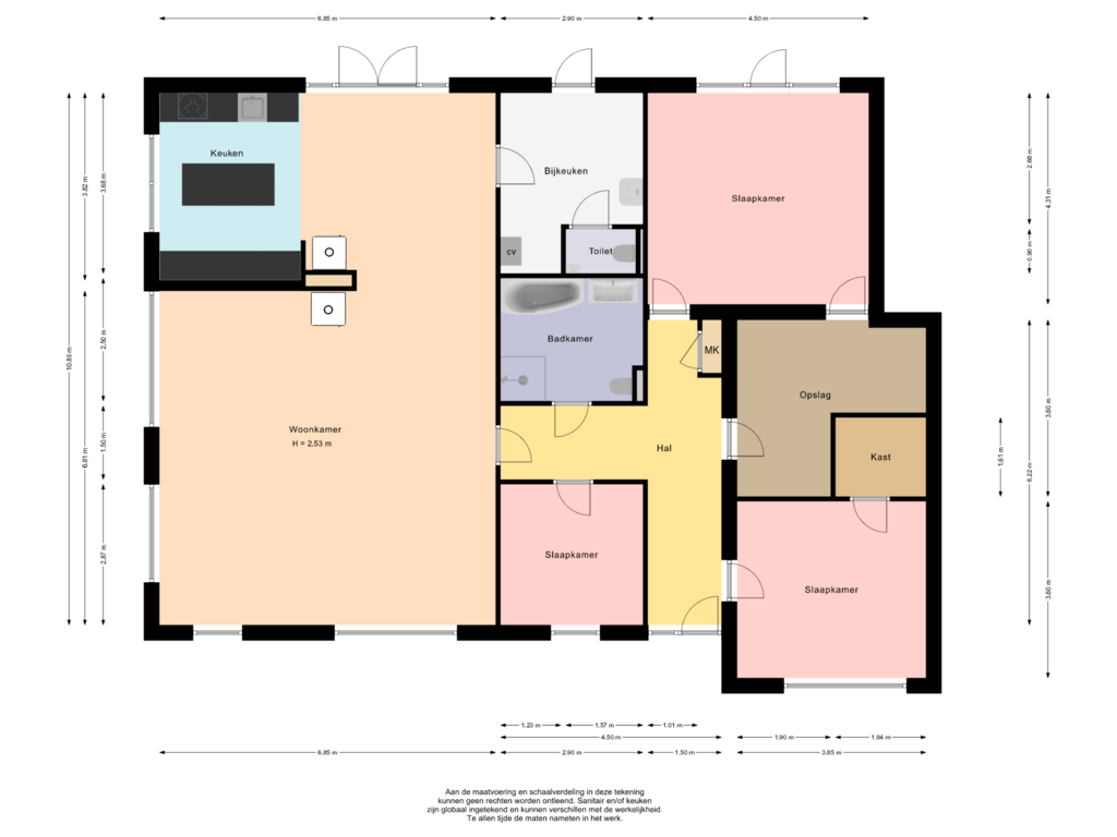 Bekijk plattegrond van Woning van Oudeweg 122