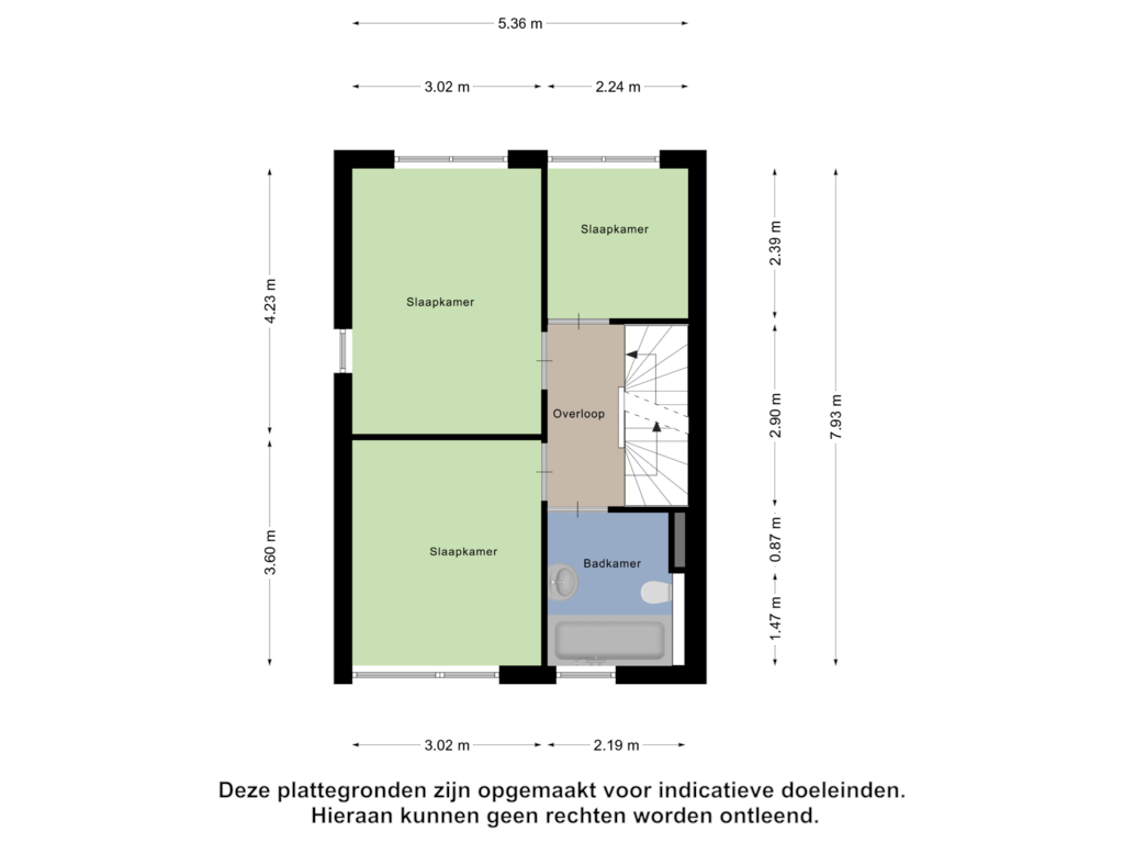 Bekijk plattegrond van Eerste Verdieping van John Coltranestraat 27