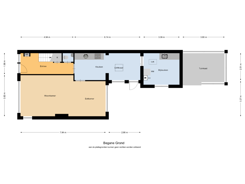 Bekijk plattegrond van Begane Grond van van Lyndenlaan 12