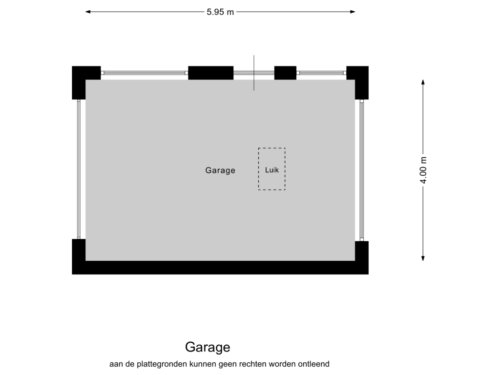 Bekijk plattegrond van Garage van van Lyndenlaan 12