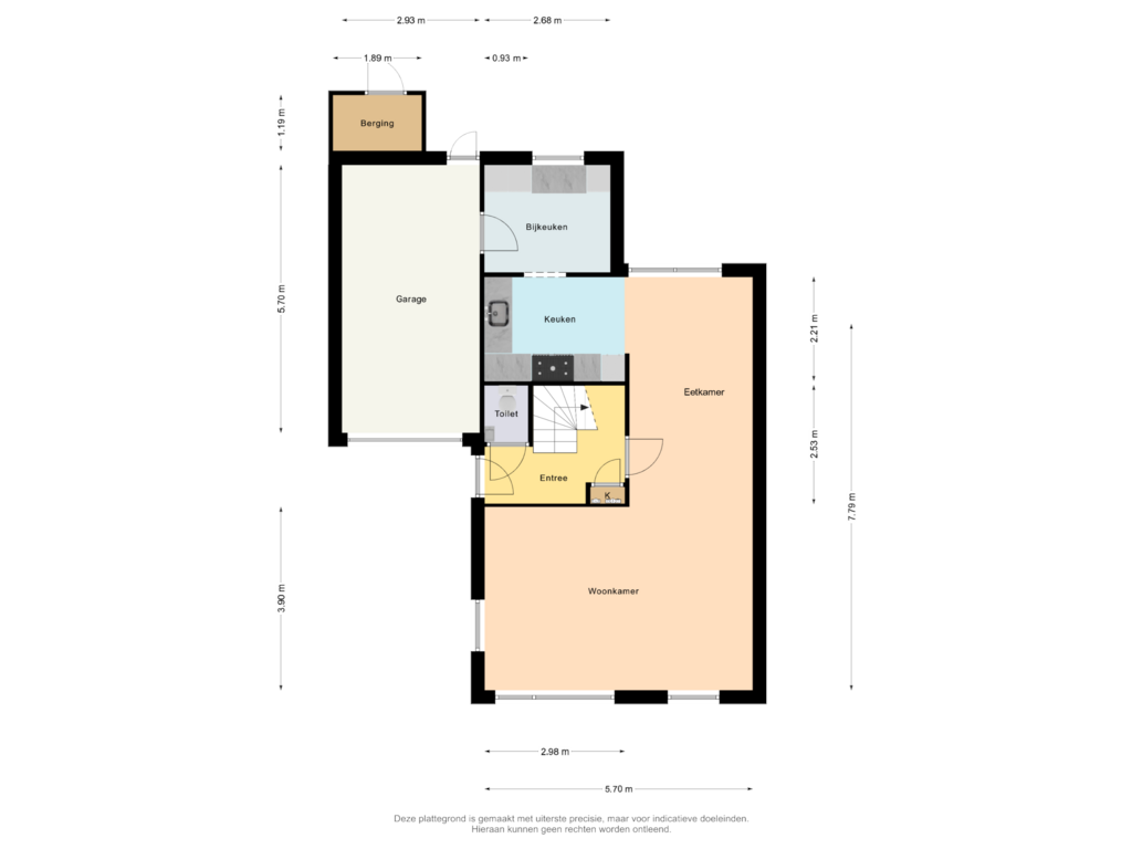 View floorplan of Begane Grond of Schieland 20