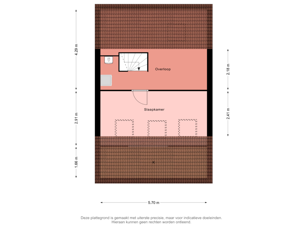 View floorplan of 2e Verdieping of Schieland 20