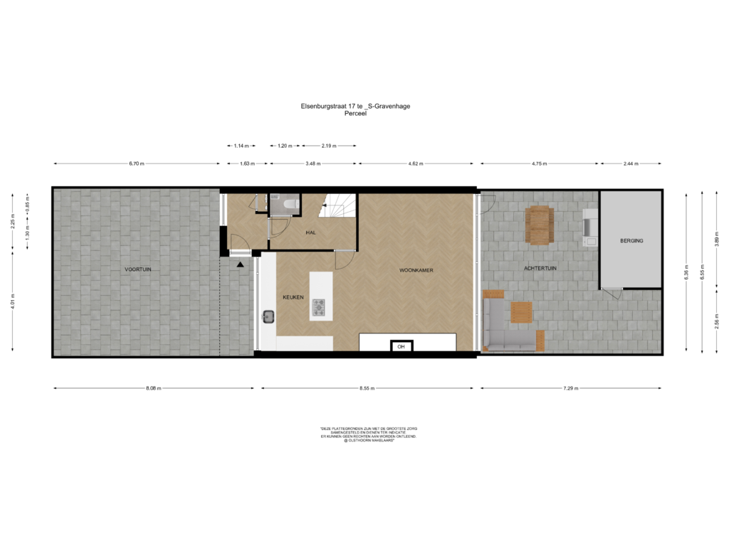 Bekijk plattegrond van Perceel van Elsenburgstraat 17