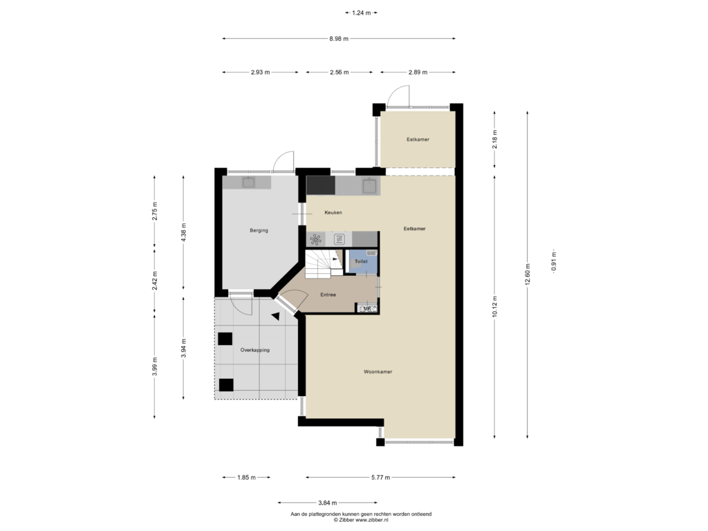 Bekijk plattegrond van Begane grond van Het Otman 33