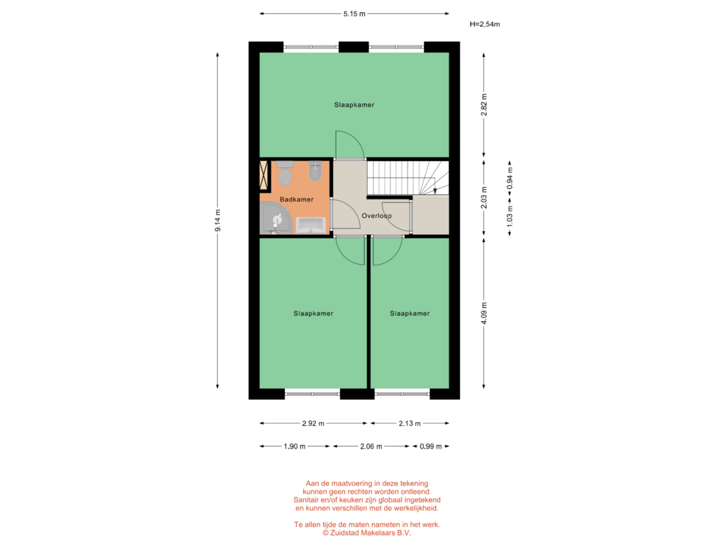 Bekijk plattegrond van Uilenhoek 21  - 1e verdieping van Uilenhoek 21