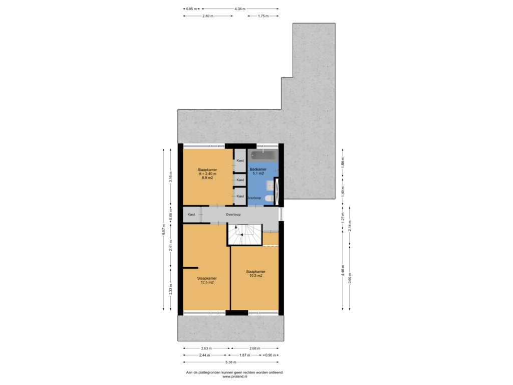 Bekijk plattegrond van 1e Verdieping van Eendenkooi 14