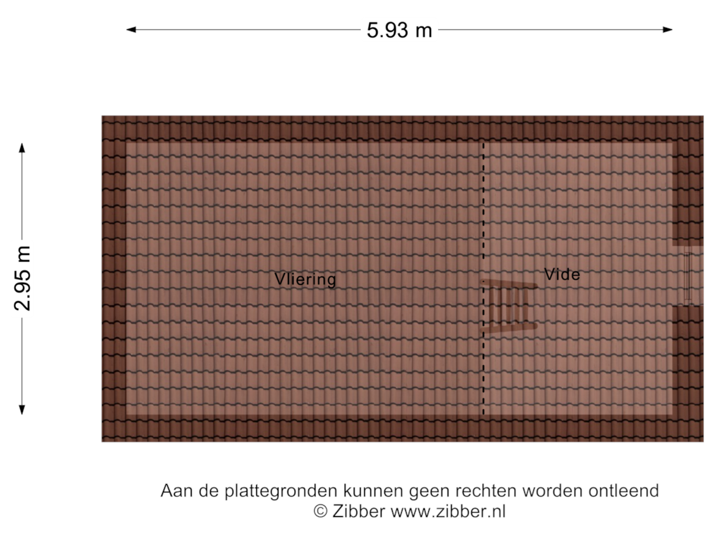 View floorplan of Vliering of Hof van Eden 4